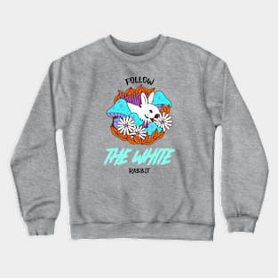 Follow The White Rabbit V2 - Mushrooms Crewneck Sweatshirt